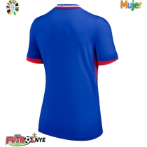 Camiseta Francia Primera Equipación para mujer Eurocopa 2024 manga corta